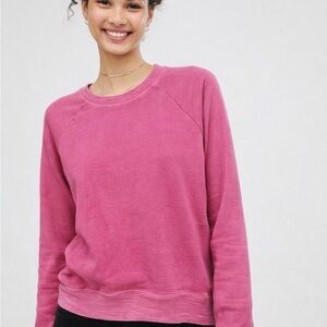 J. Crew Vintage Fleece in Soft Pink